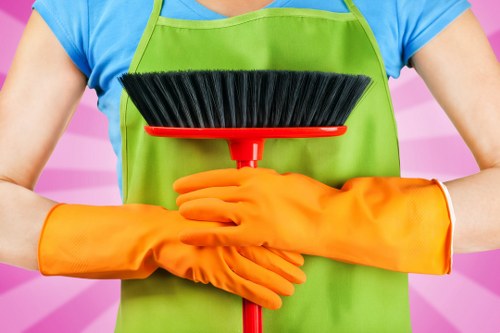 Living space deep cleaned in West Hampstead apartment