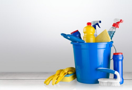 Move out cleaning in a bedroom with dusting and vacuuming