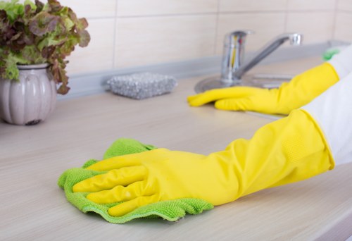 Detailed bathroom sanitizing for short-term rental turnover