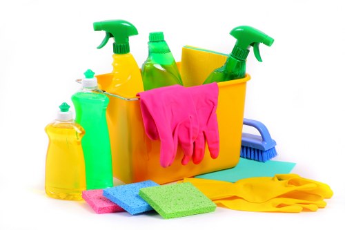 A tidy office space maintained through regular cleaning